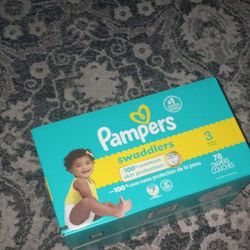 Pampers  Swaddlers  Diapers  And Wipes  Bundle