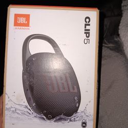 JBL Clip 5 Portable Speaker. Brand New, Still In Box