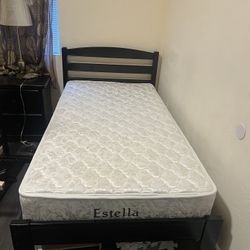 Bed Frame and Mattress 