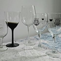 Lot Of Wine Glasses 