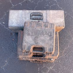 Empty Tool Boxes dewalt And TuffBox