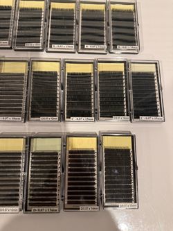Lash Extension Trays B C D Curls – Bulk Available
