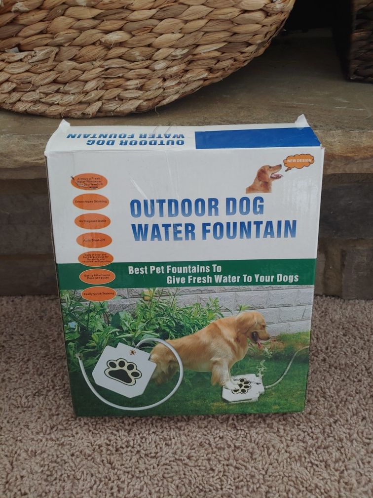 Pet Outdoor Water Fountain