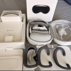 Apple Vision Pro 512GB Mint Condition (25W+23W + S Bands) Official Accessories 