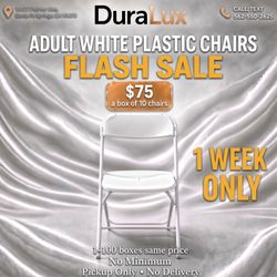Adult plastic chairs