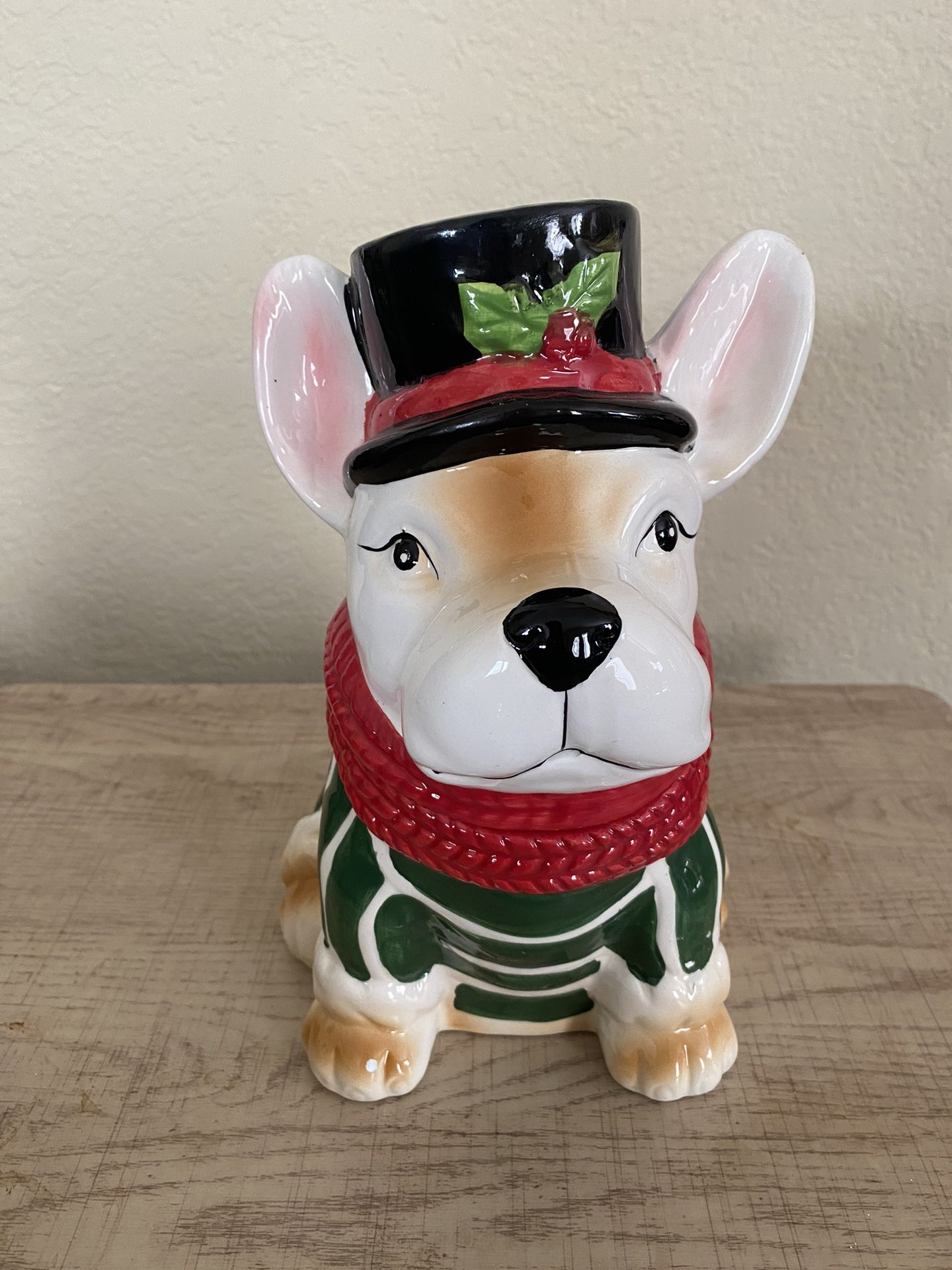 Dog Cookie Jar French Bull Dog