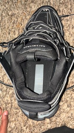 Balenciaga led tracks all black size 7