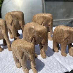 Wood Elephants (6)