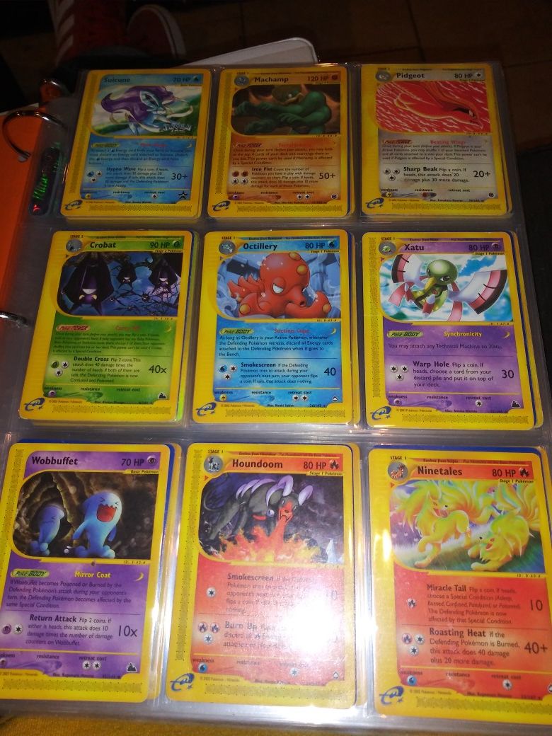 Pokemon e series cards