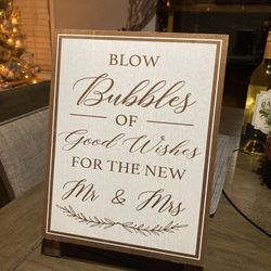 Wedding Sign