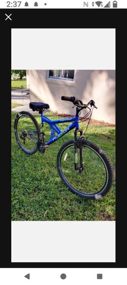 Kent Flexor 29 inch Dual Suspension Mountain Bike. 21 Speed Shimano Gears. 2 Disc Brakes. Front Shocks. Padded Seat