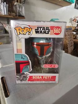 Funko Pop Star Wars Boba Fett #660 Only At protector