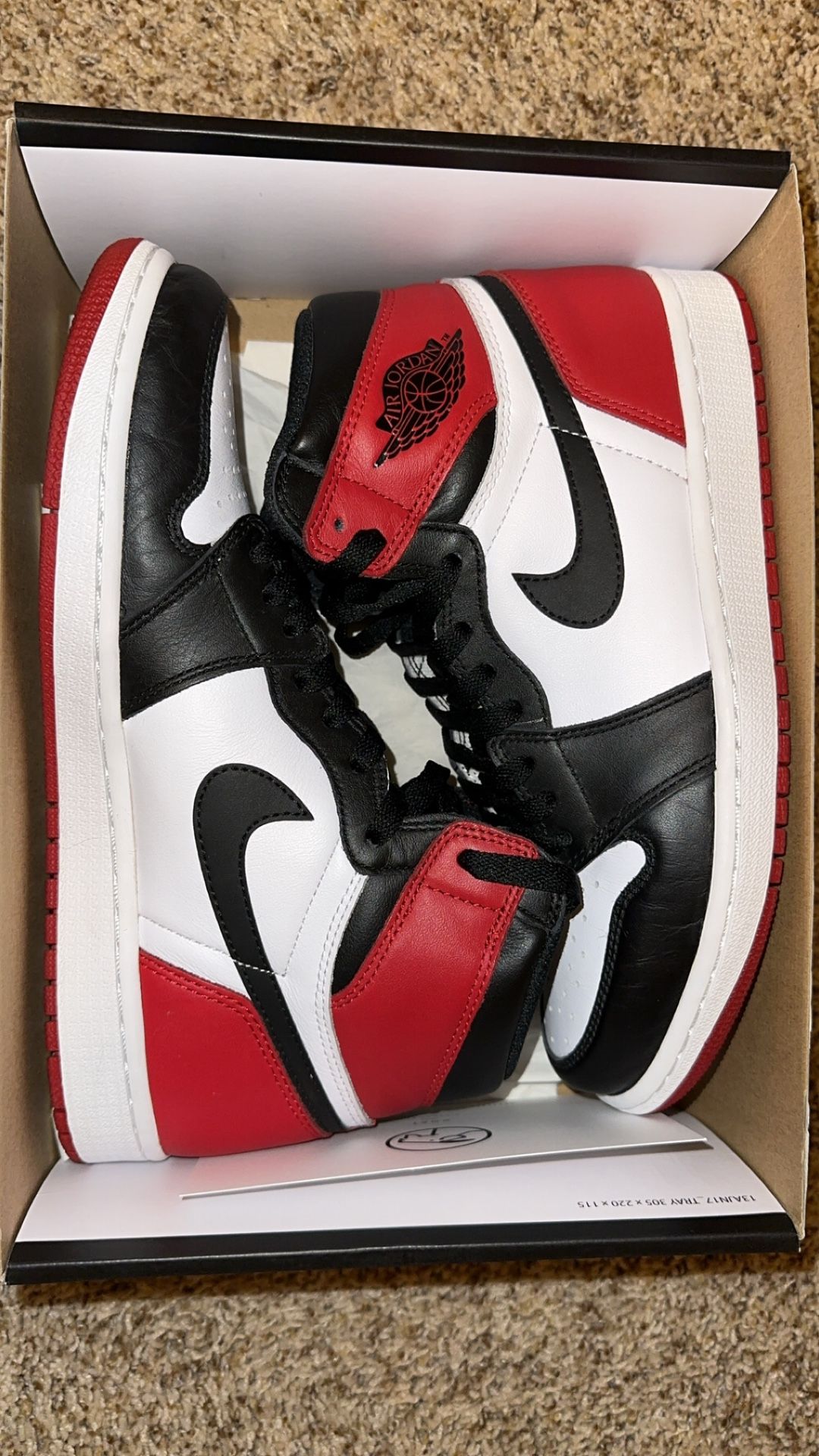 Air Jordan 1 Retro High OG Black Toe