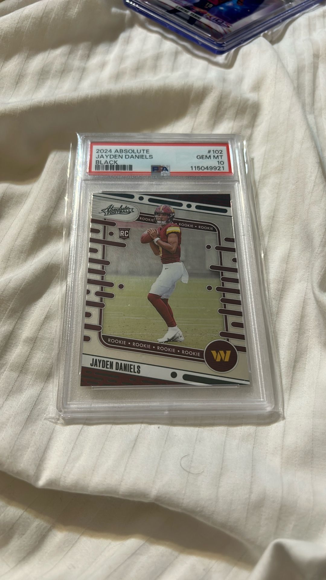 2024 Absolute Jayden Daniel’s Black Rc PSA 10