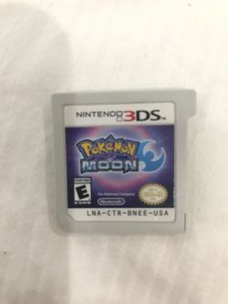 Pokemon moon 3ds