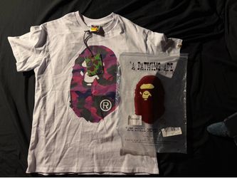 Bape purple shirt