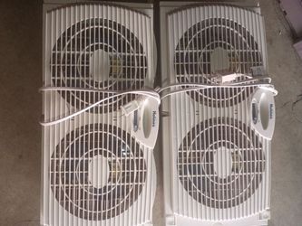 Holmes Twin Window Fan – Lot of 2