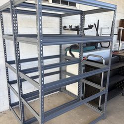 2 Metal Racks, And I Do Have The Plywood Shelves For Them