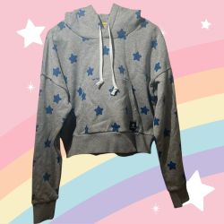 NWT Converse x Hello Kitty Cropped hoodie