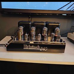 Mcintosh MC240 Vacuum Tube Power Amplifier Vintage Stereo Hifi Component