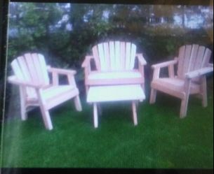 New handmade outdoor futniture.starting at $100