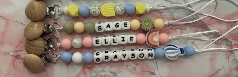 Custom Pacifier Clips 