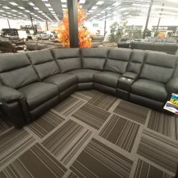 3pc Power Recliner Sectional 