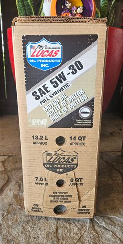 Full Synthetic 5W-30 Motor Oil European – 6 Gallon Case