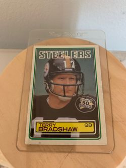 Terry Bradshaw football card
