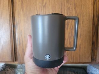 Brand-New Starbucks Coffee Ceramic Mug With Lid And A Rubber Base Bottom No Lower Offers Accepted