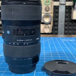 Sigma 18-35 F1.8 Canon EF Mount 
