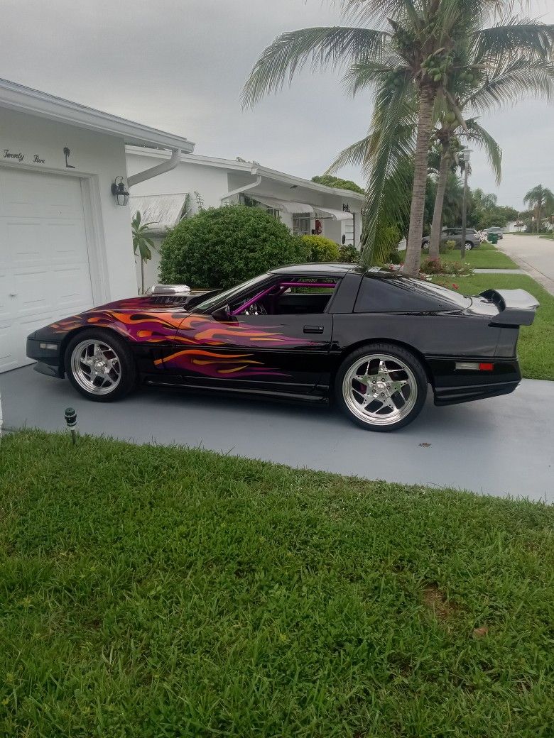 Pro street C4 Corvette.