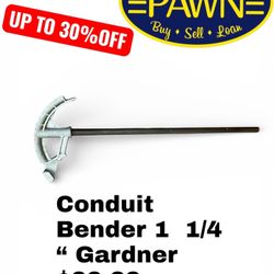 Conduit Bender 1 1/4" Gardner