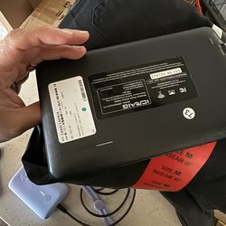 Three small Android tablets