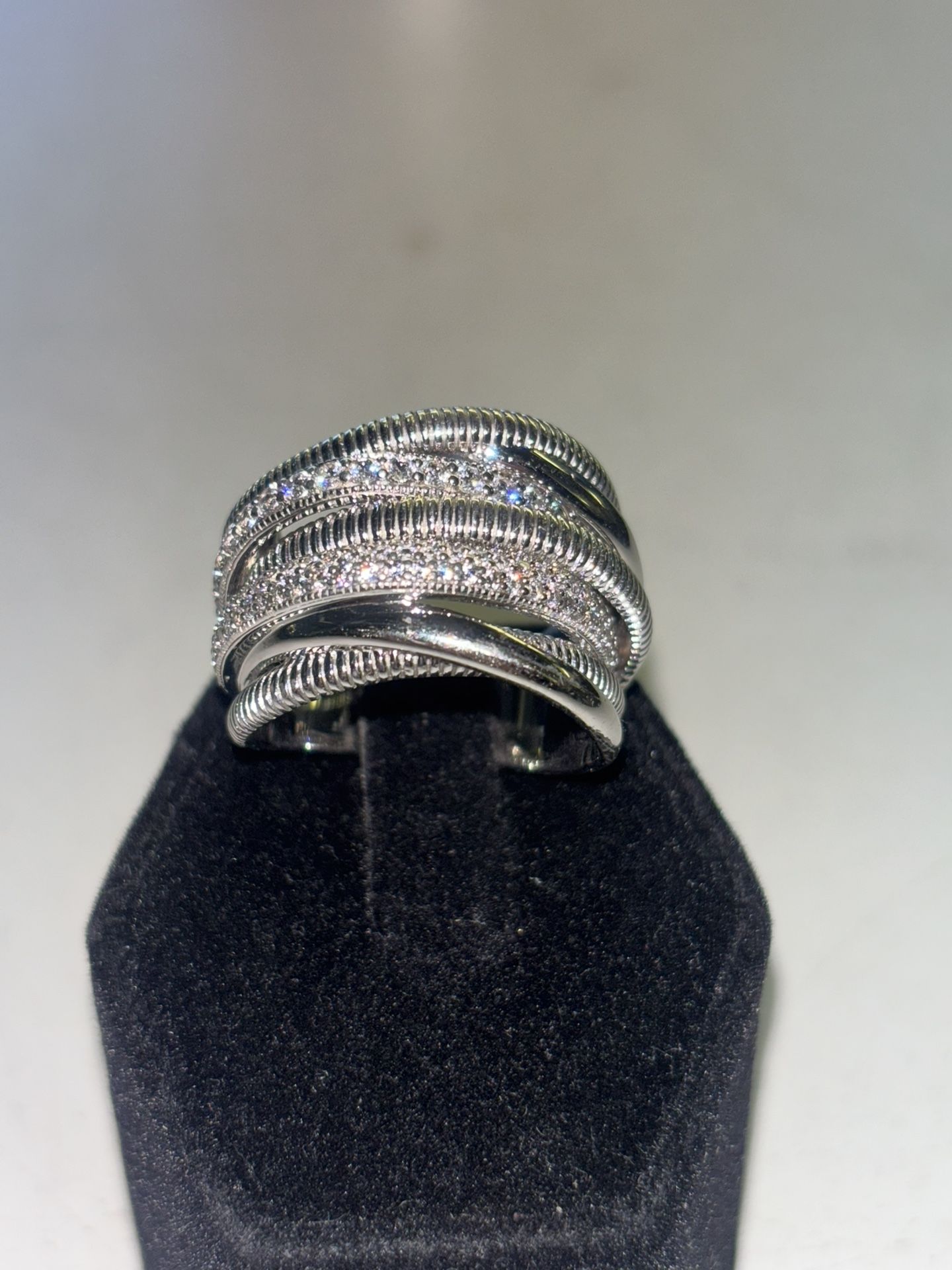 Judith Ripka Sterling Silver Ring