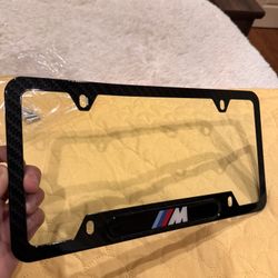 BMW Carbon Fiber M License Plate Frame