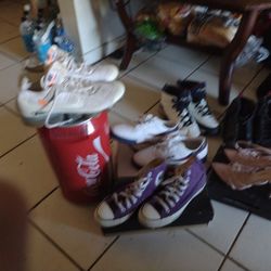 Like New No Wear Cadillac, FILA , Converse , Nike Air, and Fashion Nova Los Angeles Shoes 👟