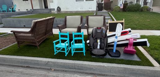 FREE KIDS STUFF AND PATIO FURNITURE