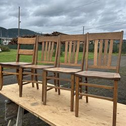 Antique Oak Chairs
