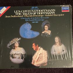 Les Contes D’Hoffmann The Tales Of Hoffman  Offenbach Sutherland Domingo Bacquier Les Contes London Records 2 CD Box Set (Brand New) (Rare)