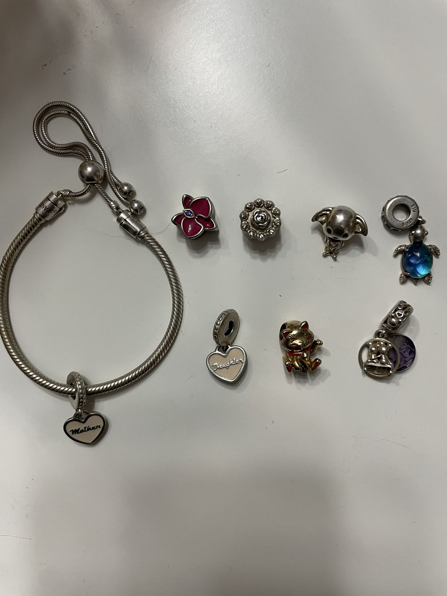 Pandora Bracelet And Charms