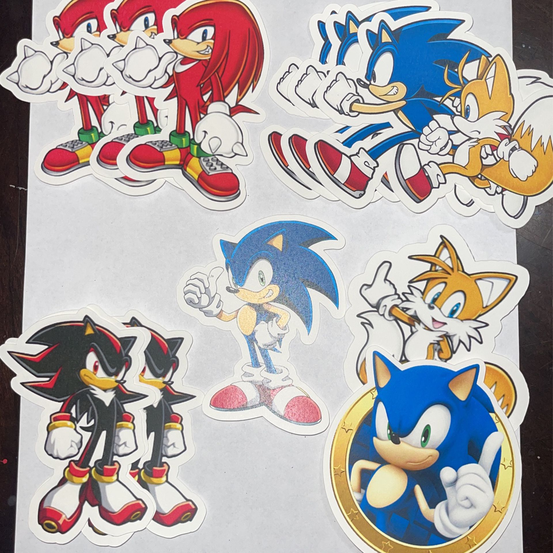 Sonic Cake Toppers