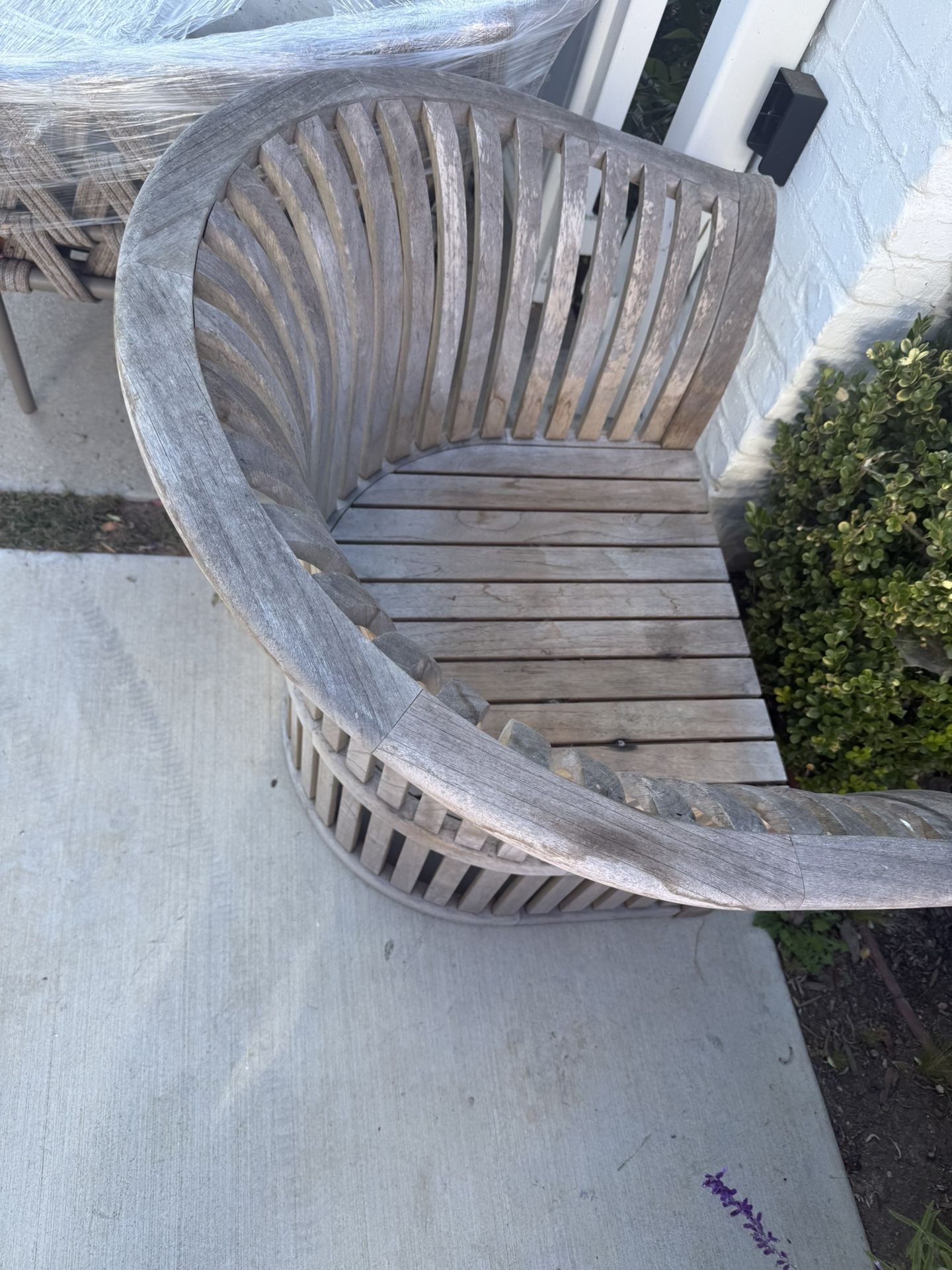 5 Satai Teak Outdoor Chairs
