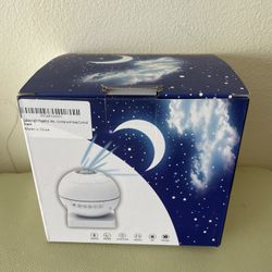 Bluetooth Speaker Star Night Light Projector for Bedroom with Remote Control