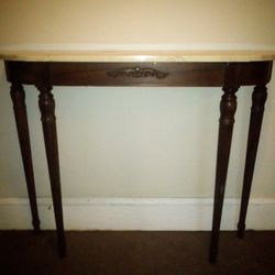 Antique French Style Marble Top Table 