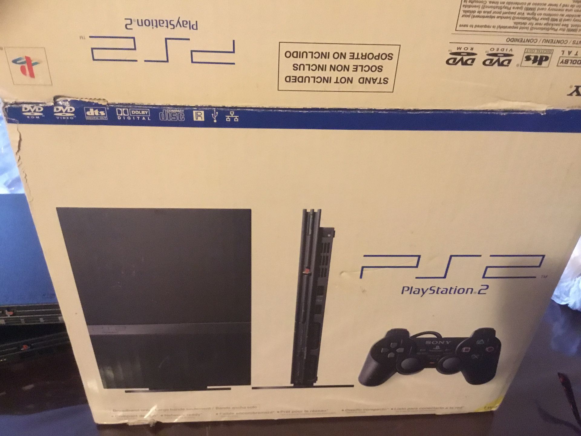 PlayStation 2 Slim PS2 Slim+Game