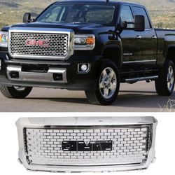 14-15 GMC Sierra 1500 Denali Style Chrome Front Grill