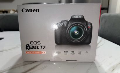 Camera Canon EOS Rebel T7 EF-S 18-55mm IS II Kit: 24.1MP Digital SLR with Wi-Fi & 1080p HD Movie