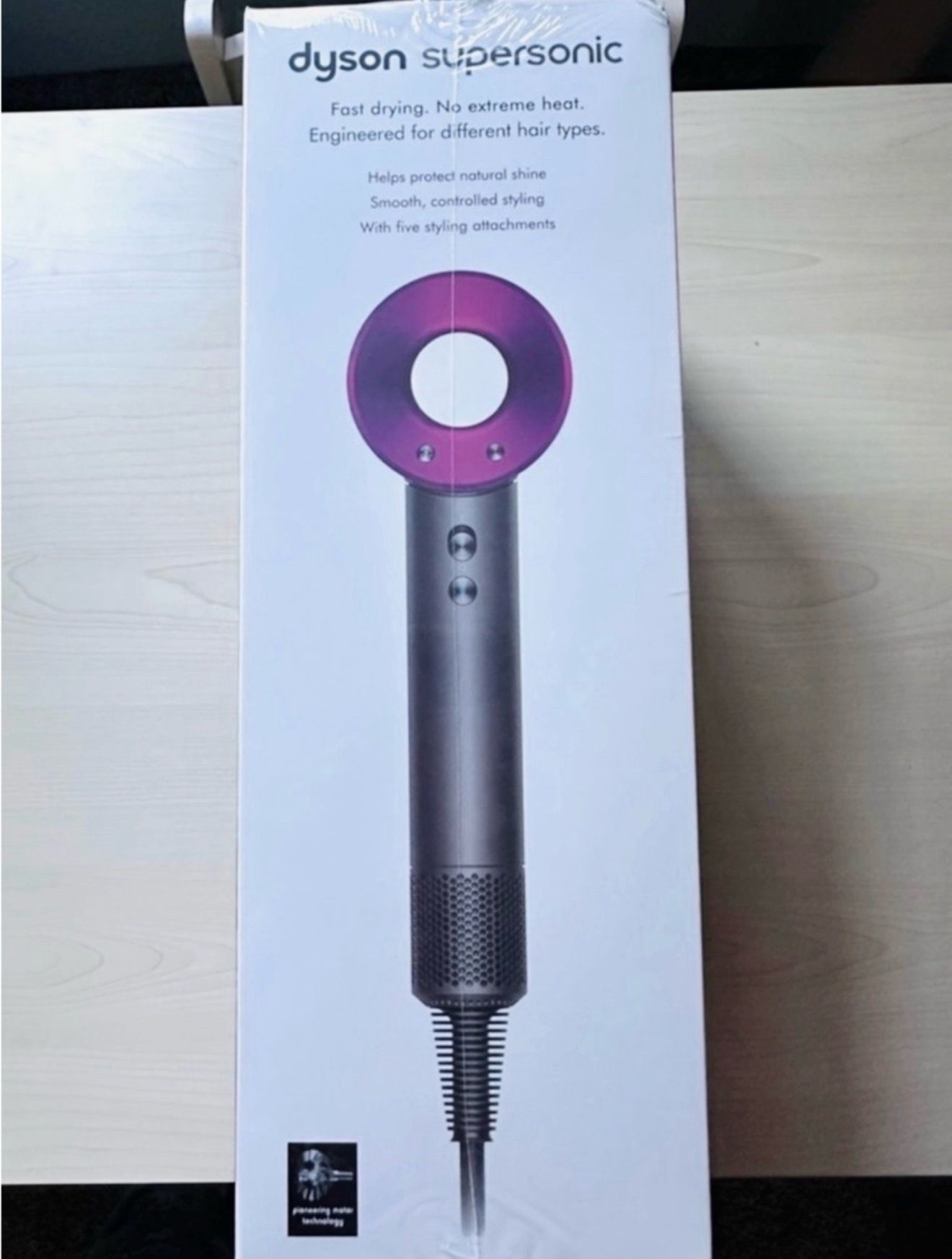 Sealed Dyson SuperSonic HairDryer (Iron/ Fuchsia)