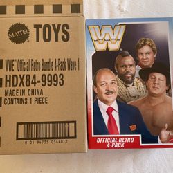 2022 WWE Official Retro 4-Pack Wave 1 NIB